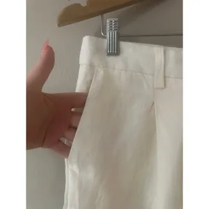 OAK + FORT Cream Linen Trouser Pants Size 12 thumbnail 2