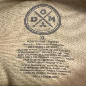 DOM Happiness is a state of mind retro hippie mushroom print tee size XL thumbnail 3
