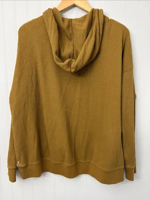 Aerie Long Sleeve Oversized Waffle Hoodie Women Size Medium thumbnail 3