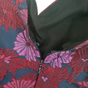 Nicole Miller Wildflowers Sweetheart Floral Jacquard Fit & Flare Dress Size 0 thumbnail 6