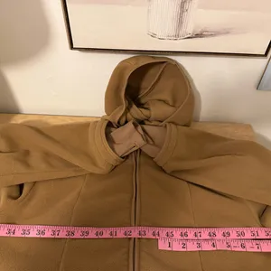 Beyond Yoga Tan Fleece Hoodie thumbnail 5