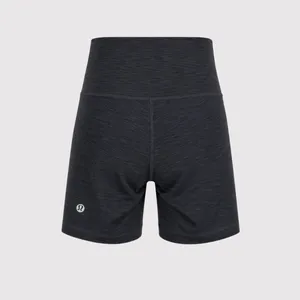 Lululemon Womens Shorts Graphite Grey Heather Wunder Train High Rise Gym Size 4 thumbnail 2