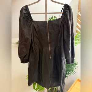 Anthropologie Avec‎ les Filles Faux Leather Mini Dress Large thumbnail 3