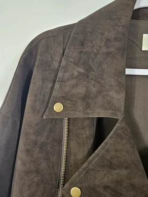 DISSH Oakland oversized jacket in chocolate size 6 thumbnail 4
