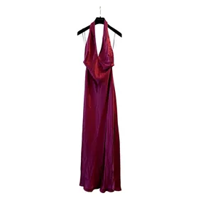 Reformation Daniela Silk Maxi Dress Hibiscus Tea pink size 2 C0 thumbnail 3