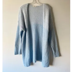 Revolve Tularosa Payson Open Front‎ Cardigan Duster in Blue Skies XS thumbnail 3