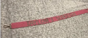Taylor Swift Eras Tour Beaded‎ guitar or purse strap Pink TAYLORS VERSION NWT 47 thumbnail 1