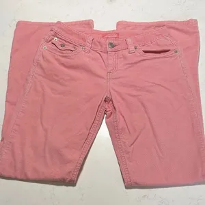 Aeropostale Women's corduroy bootcut Jeans in Soft Pink. Size 5-6 Long. thumbnail 1