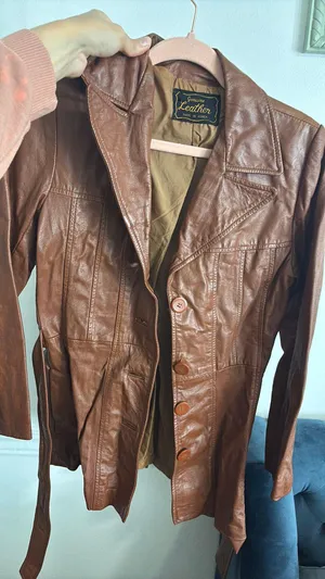 Genuine leather jacket Brown thumbnail 1