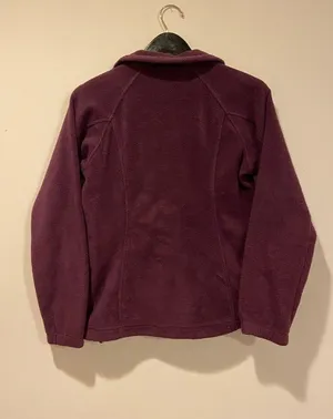 Deep purple Columbia fleece jacket thumbnail 3