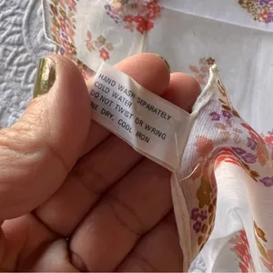 Vintage Floral Scarf Hair Bandana Made In Japan‎ thumbnail 6