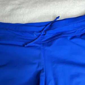 Athleta Royal Blue Double Layer Athletic Shorts Size L thumbnail 2