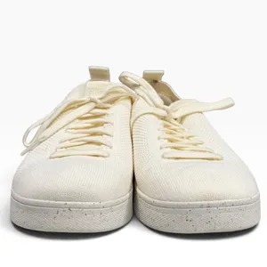 Fitflop Rally e01 Multi Knit Sneakers Shoes Womens 8 Cream Tenniscore Streetwear thumbnail 6