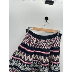 Anthropologie Sleeping on Snow Midland Nordic Fair Isle‎ Poncho Sweater M/L BL35 thumbnail 5