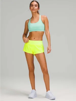 Lululemon Speed Up Low-Rise Short 2.5" Highlight Yellow Size 10 thumbnail 2