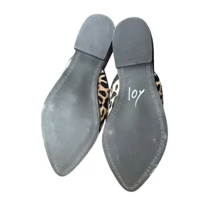 Bleecker and Bond "Simone" calf hair‎ mule leopard/animal print Sz 6.5 thumbnail 8