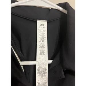Alo Yoga Charmed Tennis Dress Point Collar Black Size XS thumbnail 4