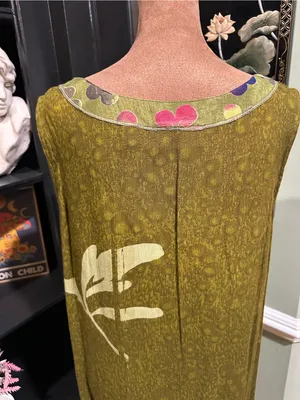 Mirror Image Olive Green Sleeveless Maxi Dress – Size Medium thumbnail 8