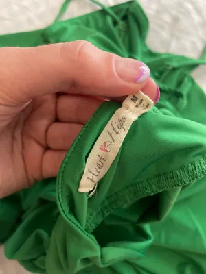Heart and Hips green romper thumbnail 4