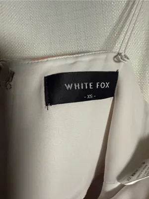 White Fox White and Peach Floral Underwire Crop Top Size XS thumbnail 4