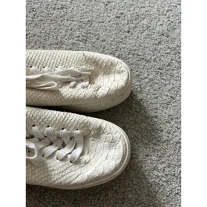 Pippy Snakeskin-Embossed Leather Platform Sneakers Sam Edelman Sz‎ 8 thumbnail 5