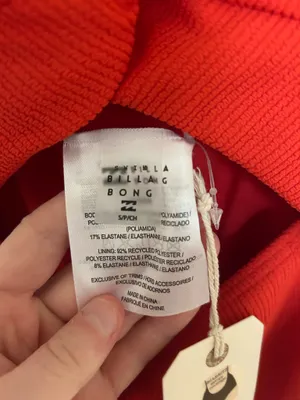 Billabong One-Piece Swimsuit red thumbnail 5