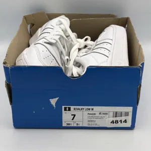 Adidas Rivalry Low W Triple White Athletic Sneakers FV4225 - Womens‎ Sz 7 thumbnail 9