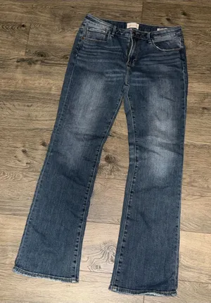 DRIFTWOOD Women's Dark Blue Flare Jeans Kelly size 31 thumbnail 1