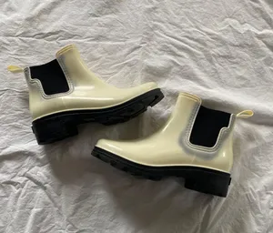 White And Black Boots Multiple Size 10 thumbnail 1