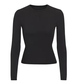 SKIMS NWOT Fits Everybody Long Sleeve T-Shirt XXS Onyx thumbnail 2