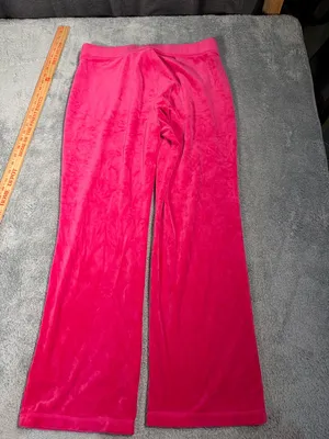 Juicy couture large Pink Velour sweatpants thumbnail 6
