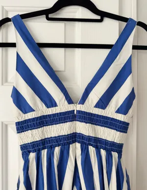 Anthropologie V-Neck Sleeveless Fit & Flare Midi Dress, Size XXS thumbnail 11