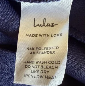 Lulus Power of Love Navy Blue Strapless Jumpsuit Medium Party Night Out thumbnail 9