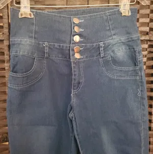 Denim Series: High waisted Pants Blue Size 2X thumbnail 4