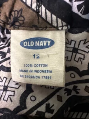 Old Navy Women’s 12 Cotton Maxi Skirt Boho Tribal Print Drawstring Festival thumbnail 7