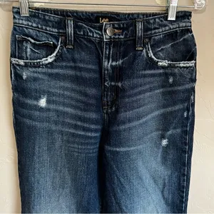 Lee Vintage Modern High Rise Wide Leg Cropped Denim Jeans‎ thumbnail 4