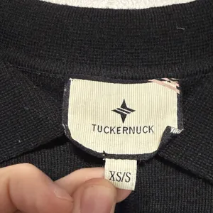 Tuckernuck Black Linen Blend Clayton Knit Polo‎ Top Size XS/S thumbnail 4