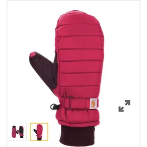 Carhartt WOMEN'S QUILTS MITT STYLE #WA625 in crabapple color thumbnail 3