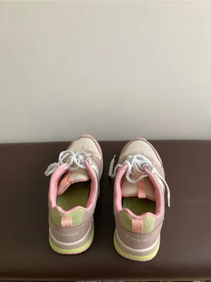 Vionic Blush Pink & Lime Green Accent Women's Sneakers thumbnail 8