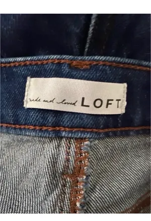 Loft High-Rise Flare Kick Jeans thumbnail 9