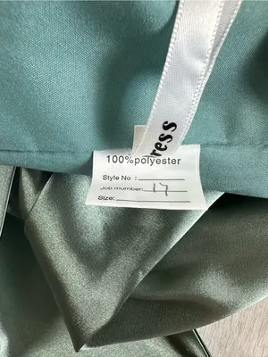 Monvelli Elegant Halter Satin Floor Mermaid Prom Gown Sage Green Size 4 NWT thumbnail 8