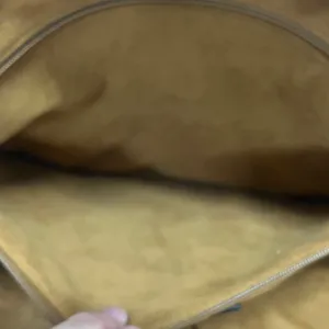 Patricia Nash World Map print leather tote bag. thumbnail 9