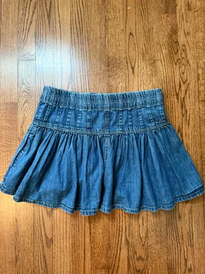 Free People Denim Mini Skirt thumbnail 4