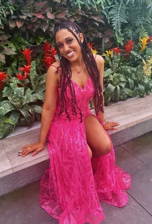 Source Unknown Unbranded Women's Pink Dress thumbnail 1