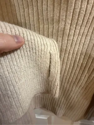Aerie Off-Shoulder Ribbed Knit Sweater - Cream thumbnail 4
