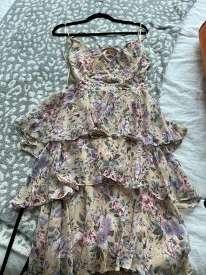 ASTR Floral Ruffle Maxi Dress thumbnail 2