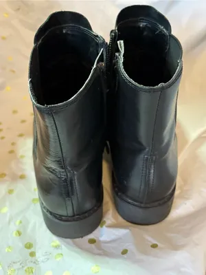 Franco Sarto Black Leather Chelsea Boots thumbnail 3