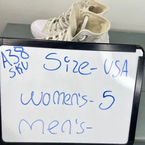 Converse Chuck Taylor All Star Move White Platform High Top Sneakers Womens 5 thumbnail 2