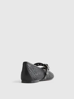 Madewell The Remy Mary Jane Flat in True Black Size 7.5 thumbnail 3