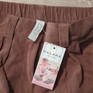Halara Brown Corduroy Pants Size Small thumbnail 5